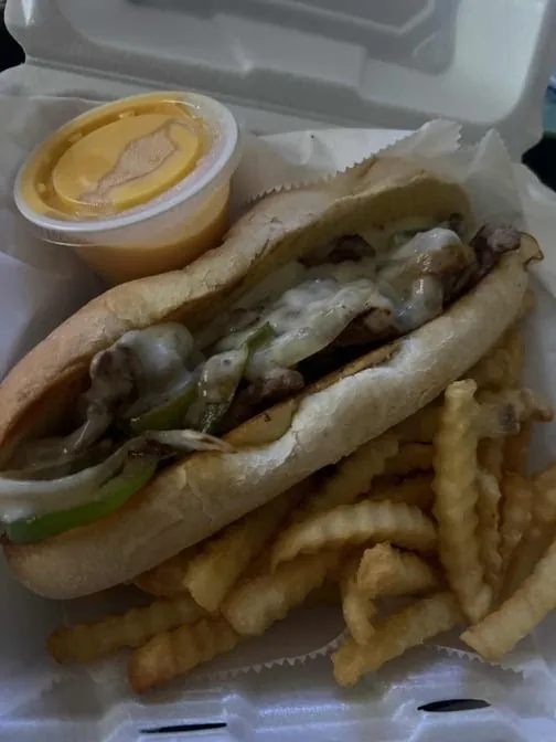 Philly Cheesesteak or Chicken with Fries